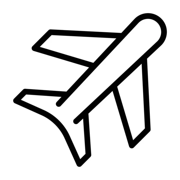 Icono Del Avión Diseño Ilustración Vectorial — Vector de stock