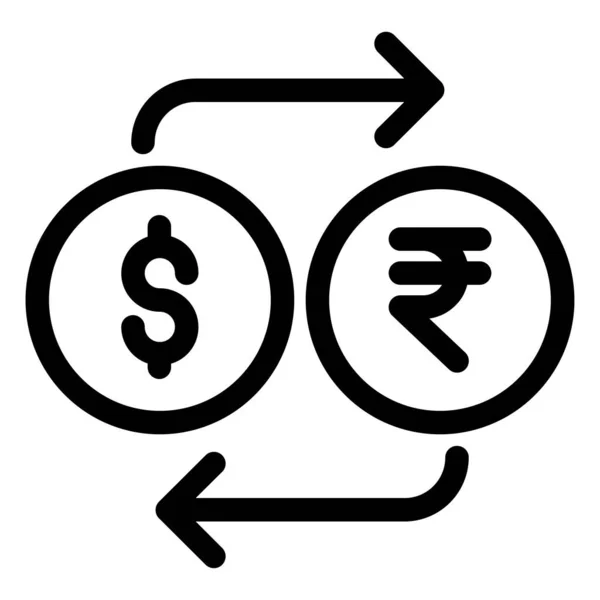 Money Web Icon Simple Illustration — Stock Vector