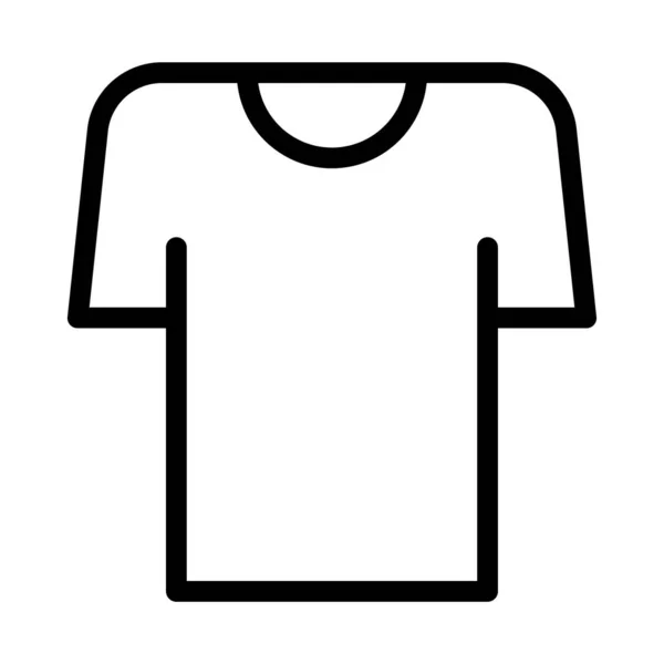 Shirt Simple Icon Vector Illustration — Stock Vector