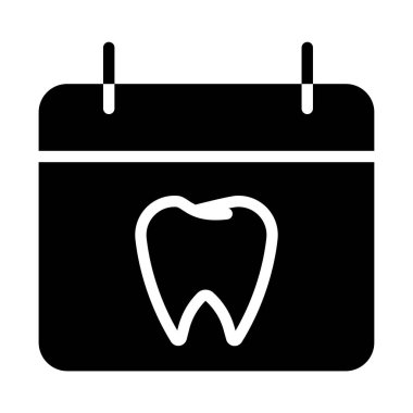 Beyaz arkaplan üzerindeki basit takvim vektör resimlemesi