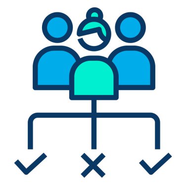 iş konsepti vektör illüstrasyonu basit sanat 