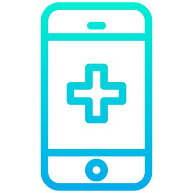 Smartphone Simgesi, vektör illüstrasyonu