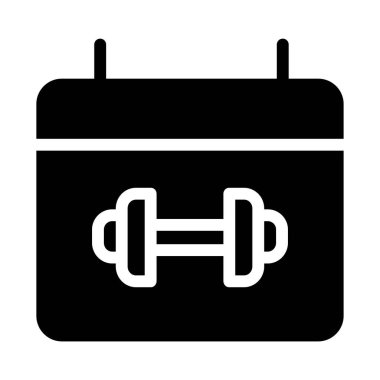 Takvim. Web simgesi basit illüstrasyon