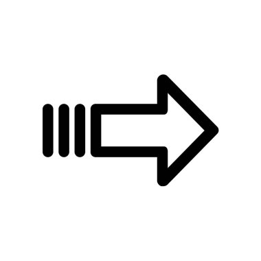 ok simgesi vektör illüstrasyonu