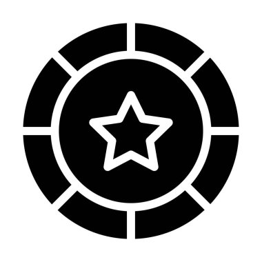 Mikroçip Web simgesi basit illüstrasyon