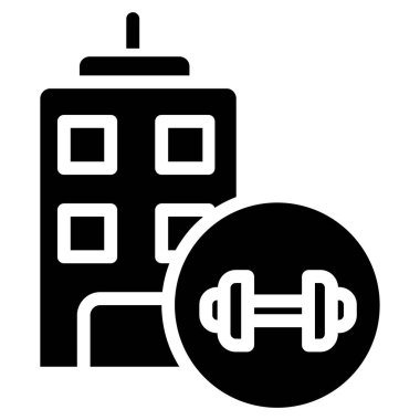 Dambıl. Web simgesi basit tasarım