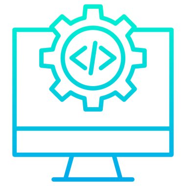 Kodlama konsepti. Basit resimleme