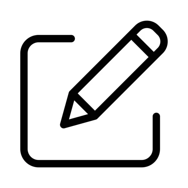 Bleistift Symbol Vektor Illustration — Stockvektor