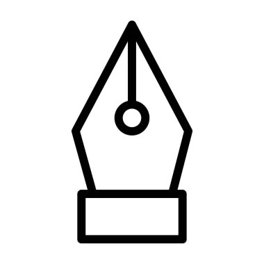 Beyaz üzerinde izole edilmiş minimalist vektör simgesi 