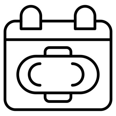 Havaalanı. Web simgesi basit tasarım