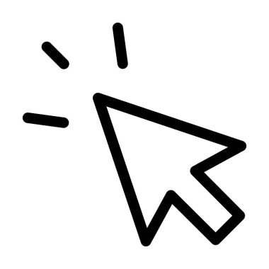 imleç simgesi, vektör illüstrasyonu