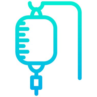 Glikoz şişesi, vektör modern simge