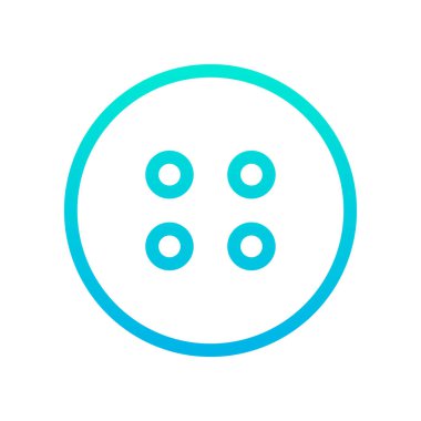 Modern b 'nin vektör illüstrasyonunda çember simgesi yok