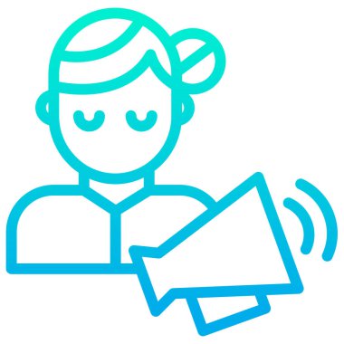 Adamım. Web simgesi basit illüstrasyon