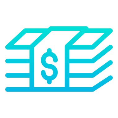 Dolar banknotu. Basit resimleme