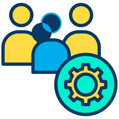 Basit kullanıcı arayüzü simgesi, vektör illüstrasyonu