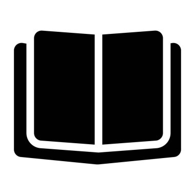 kitap simgesi, vektör illüstrasyonu
