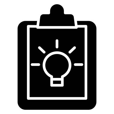 Fikir simgesinin vektör illüstrasyonu