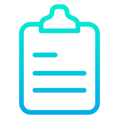 Notlar. Web simgesi basit illüstrasyon