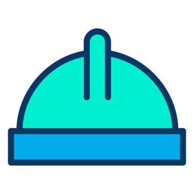 Basit şapka simgesi, vektör çizimi