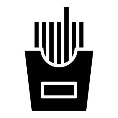 Patates kızartması. Basit tasarım