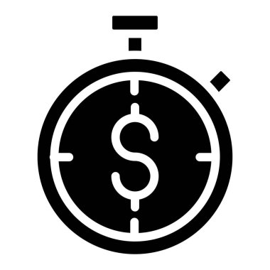 Kronometre Web simgesi basit tasarım