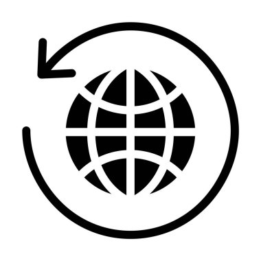 küresel ağ. Basit resimleme