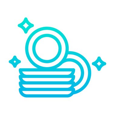 Sabun ve su simgesinin vektör illüstrasyonu