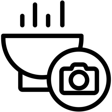 Basit resim simgesi, vektör illüstrasyonu