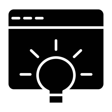 seo modern simgesinin vektör illüstrasyonu