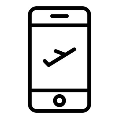 Smartphone Simgesi, vektör illüstrasyonu