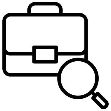 Portföy. Web simgesi basit illüstrasyon