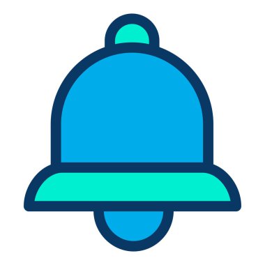 Bilgilendirme zili. Web simgesi basit illüstrasyon