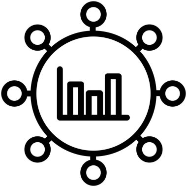 ticari analitik vektör illüstrasyonu basit sanat 
