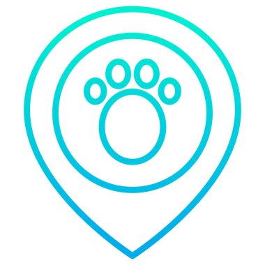 konum minimalist vektör simgesi beyaz üzerinde izole 