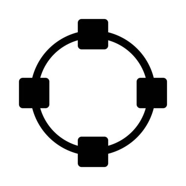 seo modern simgesinin vektör illüstrasyonu