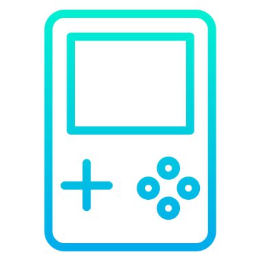 mobil aygıt simgesi. Web için joystick vektör simgelerinin özet çizimi