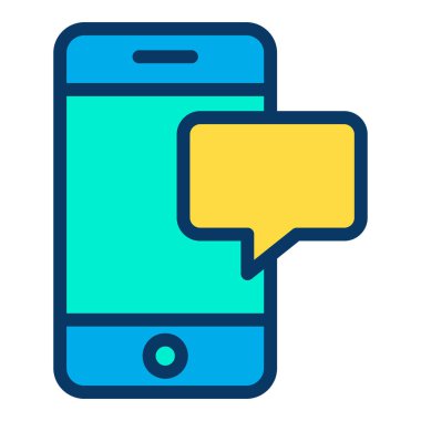 Smartphone Simgesi, vektör illüstrasyonu