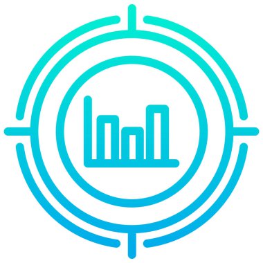 ticari analitik vektör illüstrasyonu basit sanat 