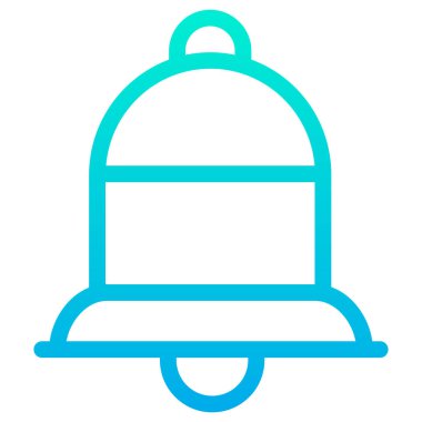 Bilgilendirme zili. Web simgesi basit illüstrasyon