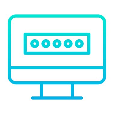 bilgisayar simgesi, vektör illüstrasyonu