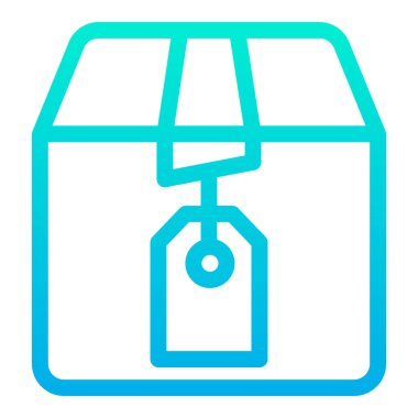 Hediye kutusu. Basit resimleme