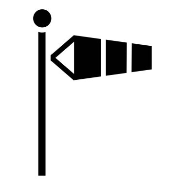 Bayrak. Web simgesi basit illüstrasyon