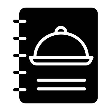 menü web simgesi basit vektör illüstrasyonu