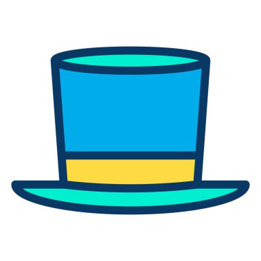 Şapka. Web simgesi basit tasarım