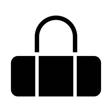 Çanta. Web simgesi basit illüstrasyon 