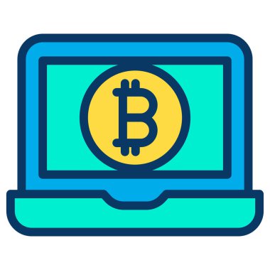 dizüstü bilgisayar simgesi, vektör illüstrasyonu