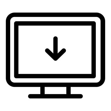 bilgisayar simgesi, vektör illüstrasyonu