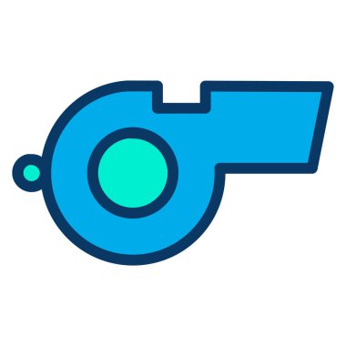 Islık. Web simgesi basit illüstrasyon