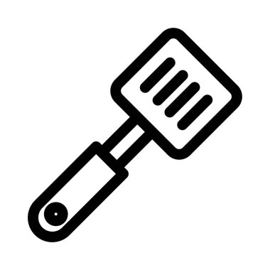 spatula simgesi vektör illüstrasyonu